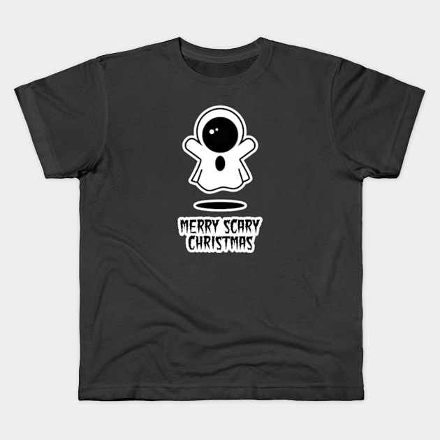 Merry Scary X-mas Kids T-Shirt by hilariouslyserious